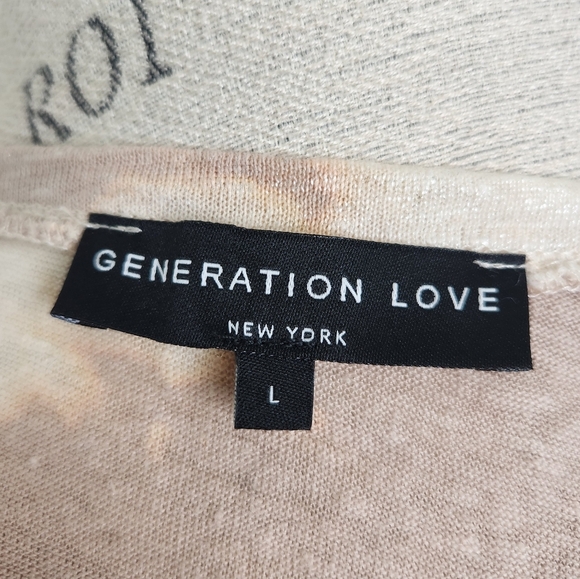 Tan Cream Tidye Linen Shirt - Picture 5 of 10